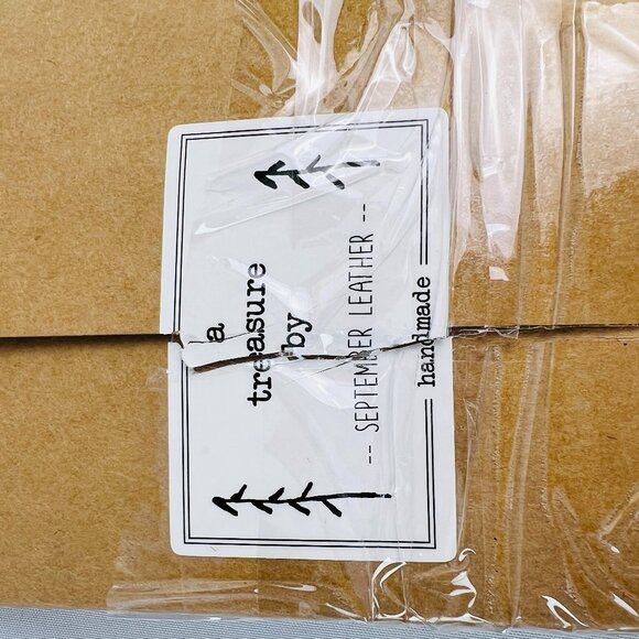 Handmade Refillable Leather Journal Traveler Diary Notebook 8.5 x 4.5 NWT - Picture 2 of 9